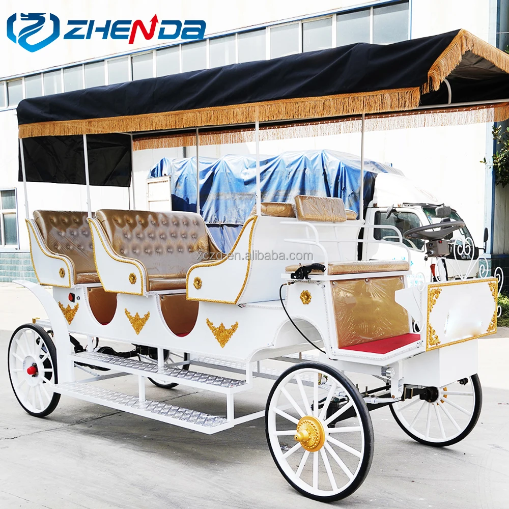 Special Transportation horse drawn carriage / Romantic wedding carriage Sightseeing Horse Carriage for Sale