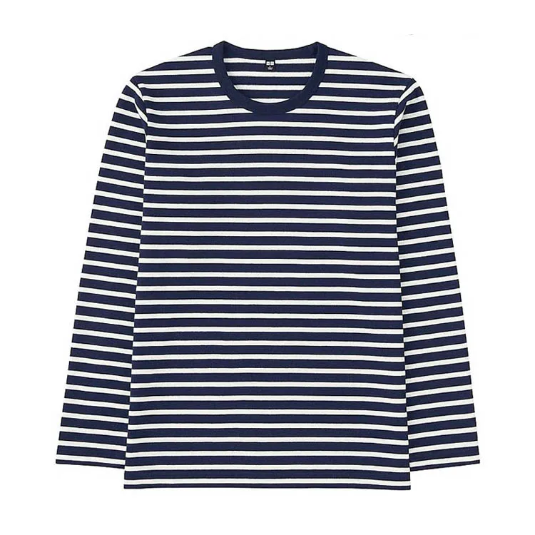 Stylish Custom Blank Men Striped Long 