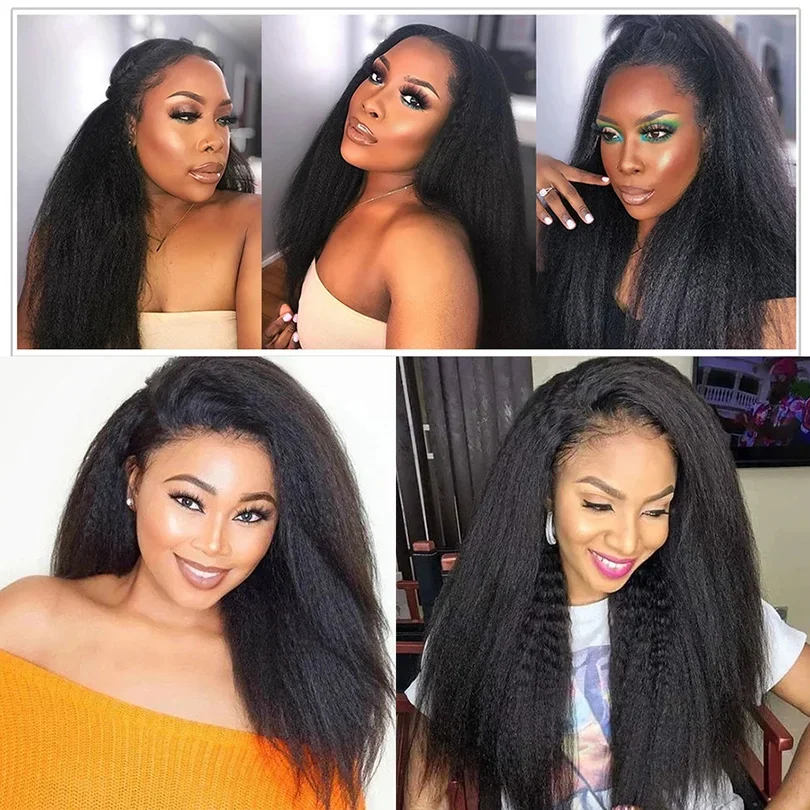 100% Human Hair Kinky Straight Bulk Brazilian Human Hair Bulk For Braiding_voghion.com