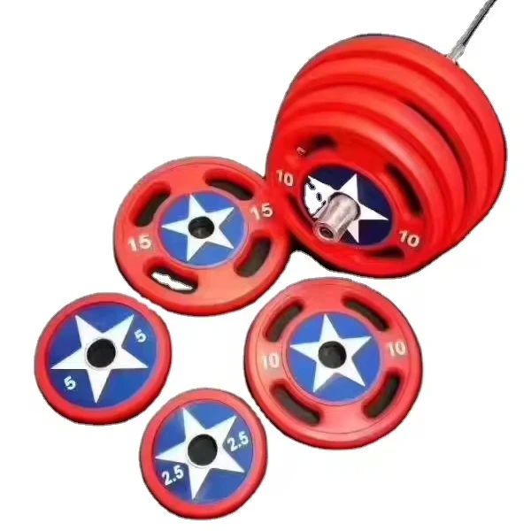 Factory Direct Supply Hot Sale Price  High Quality MND Fitness Gym Equipment Colorful PU Weight Plate MND-WG009 for Workout