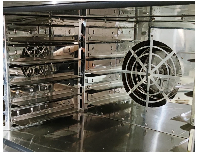 5 Trays Stainless Steel Bread Electric Industrial Convection Ovens Commercial Kitchen Convection