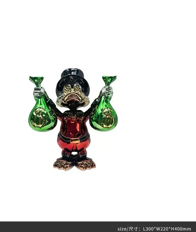 product duck resin statue popular home art sculpture pop art sculpture duck sculptures indoor556-4