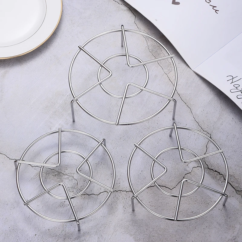 Heavy Duty Round Durable Multi-functional Eco-friendly Metal Steam Water Separation Cookware Rack 7