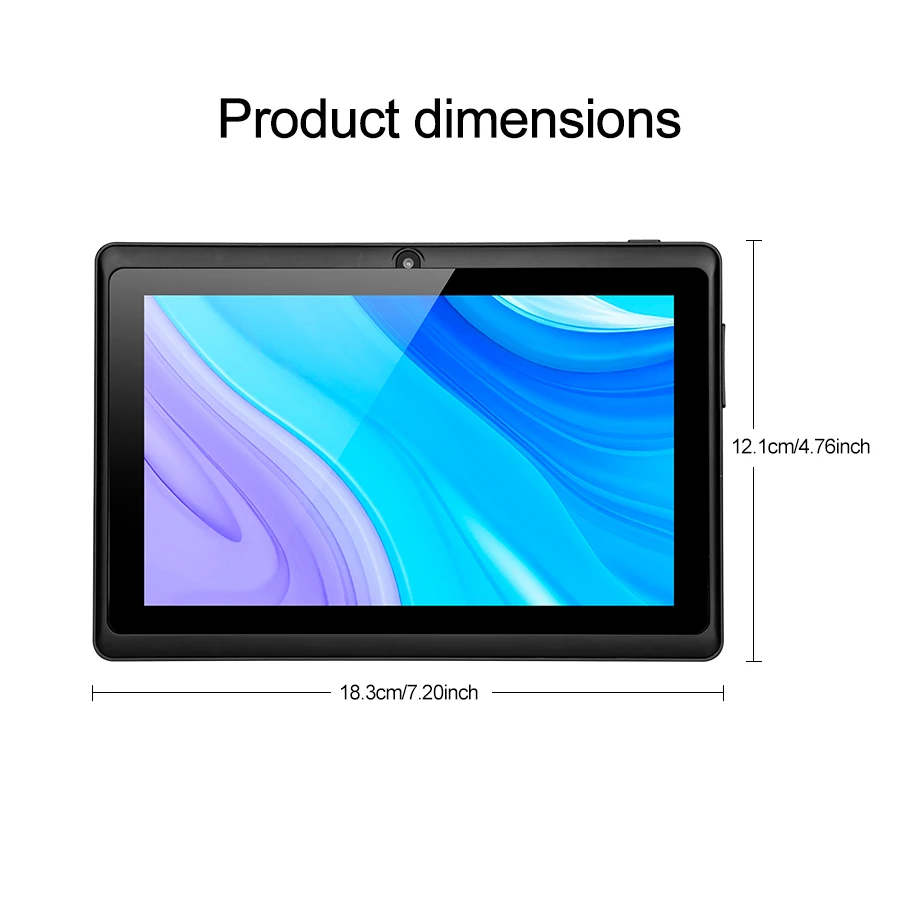 子供向け教育用7インチタブレット 4GB+32GB RAM/ROM Wi-Fi搭載