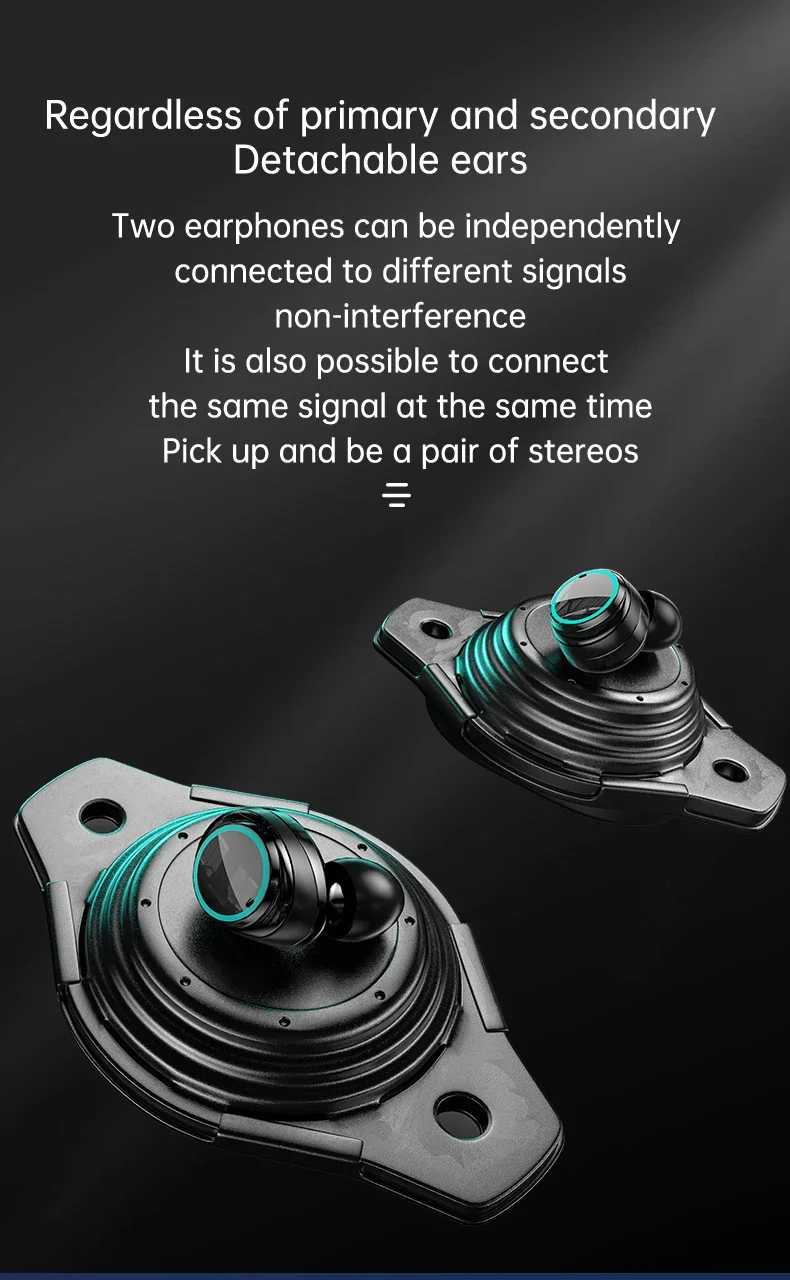 M25 TWS Wireless Headphones Noise Reduction Stereo BT-compatible5.3 Waterproof Headsets With Microphone Gaming Headset