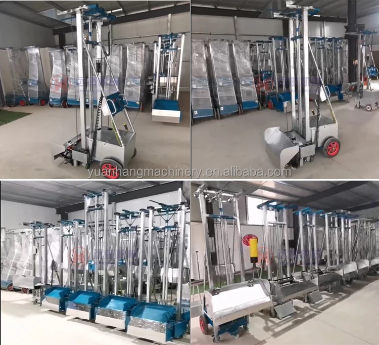 Automatic Wall Render Rendering Machine Brick Fly Ash Gesso Plastering Concrete Cement Spray Plaster Wall Plastering Machine