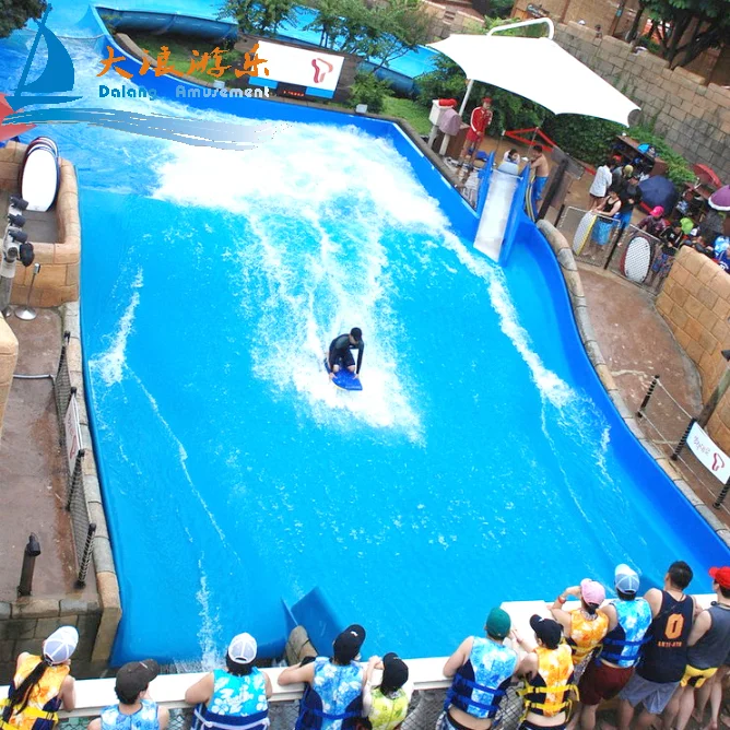 Surf Simulating Flow Rider With Wave Surfing Machine for Water Park Flowrider Wave Surf for Pirvate Swimming Pool