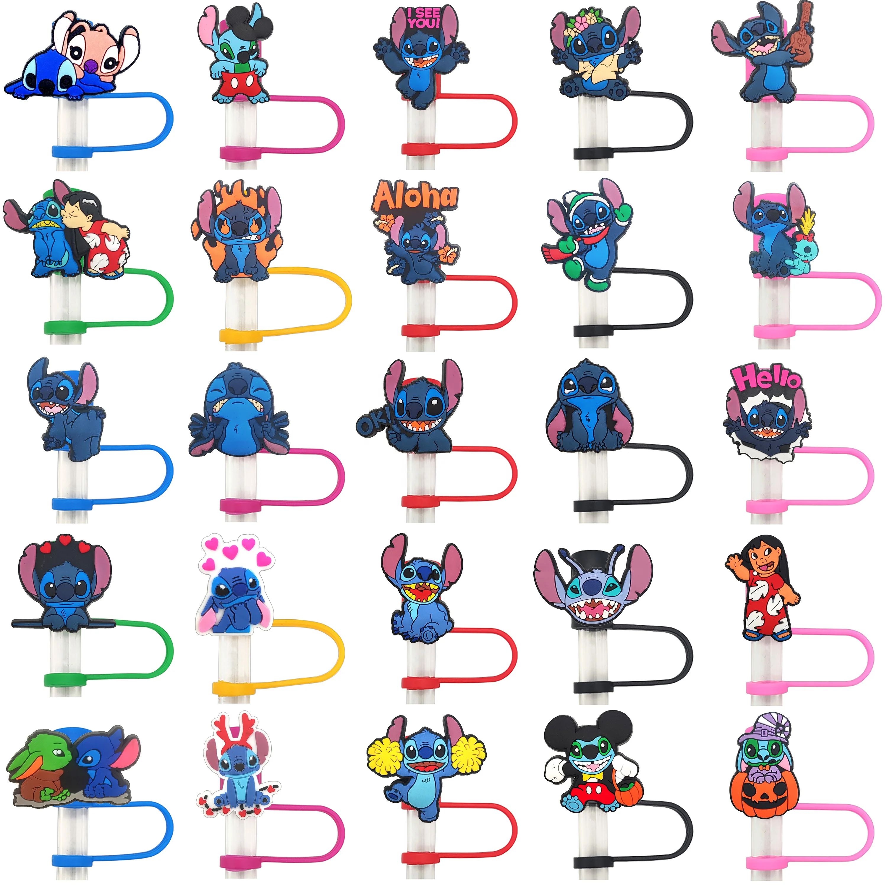 Customizable Straw Topper Charms - Wholesale Available
