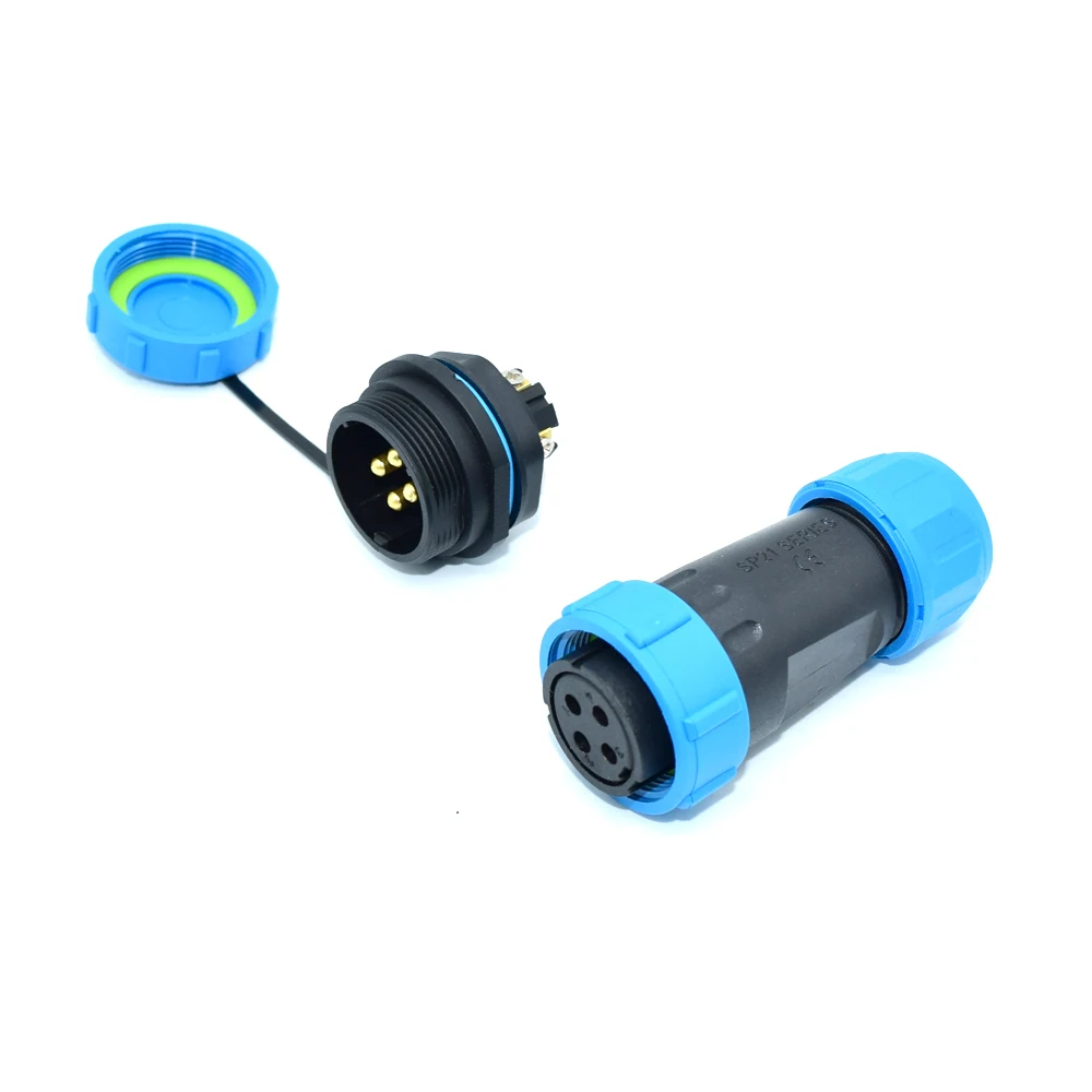 YXY Customized Weipu industrial waterproof electrical plastic SP13 SP17 SP21 series IP68 connector