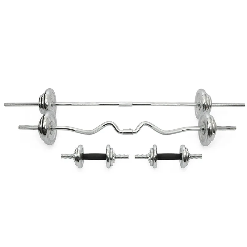 Factory Price Cheapest Automatic Adjustable Dumbbells Barbell Set 55KG Home Gym Workout Standard Dumbbell Set