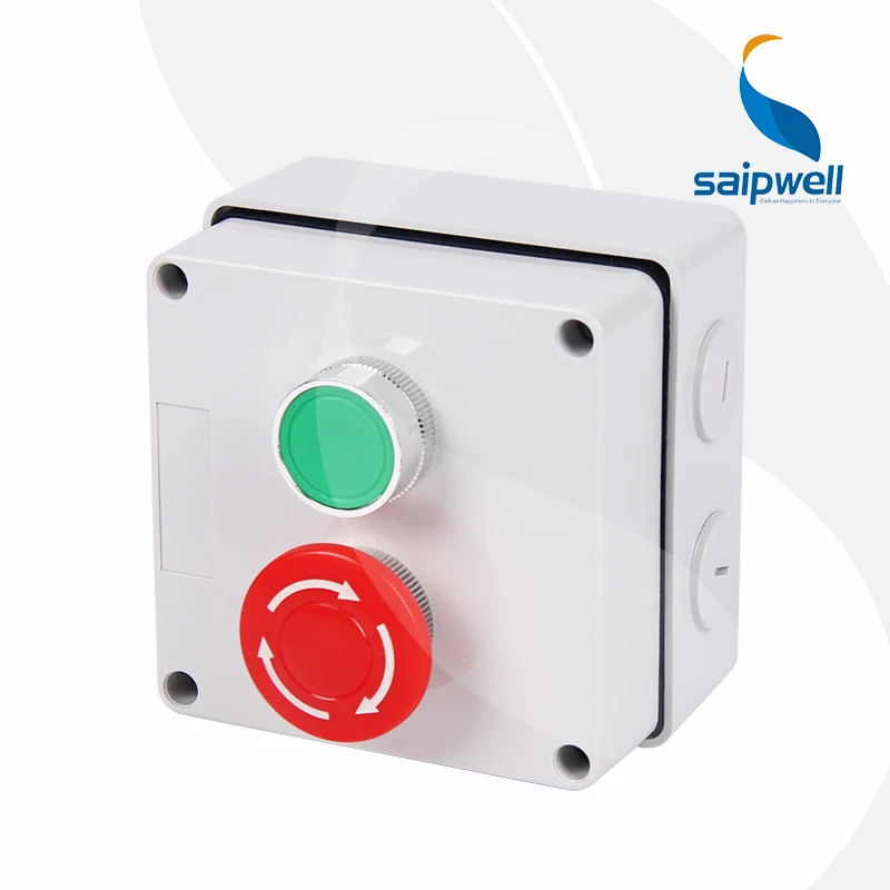 Saipwell Plastic Push Button Box Waterproof Terminal Box With Push ...