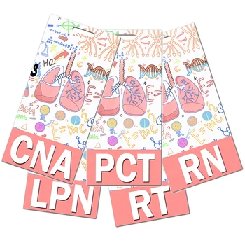 Custom Medical Design PVC CNA LPN RN RT CMA Badge Buddy for Nurses Office Supply Accessories for Nurse Badge Holder