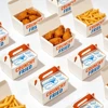 caja colorida personalizada para pollo frito