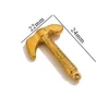 Gold-textured hammer [about 6.09g each]