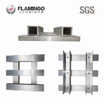 Aluminum Wall Panels Facade Unitized System Outer Curtain Wall Cladding Aluminum Profile Ventilated Tile