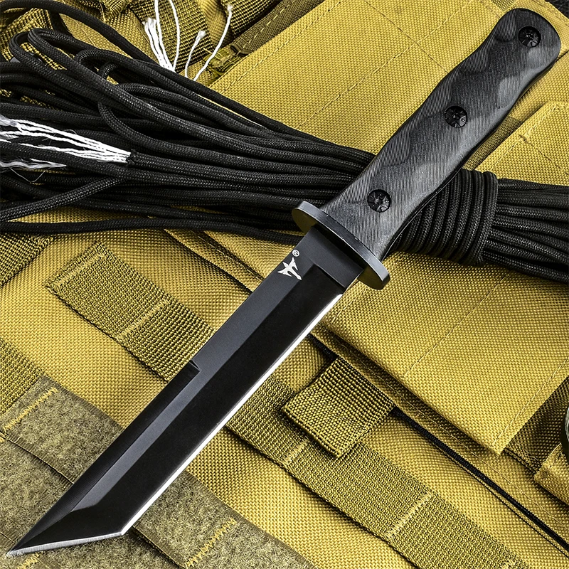 Outdoor Utility Camping Fixed Straight Series Knife Pocket Knife