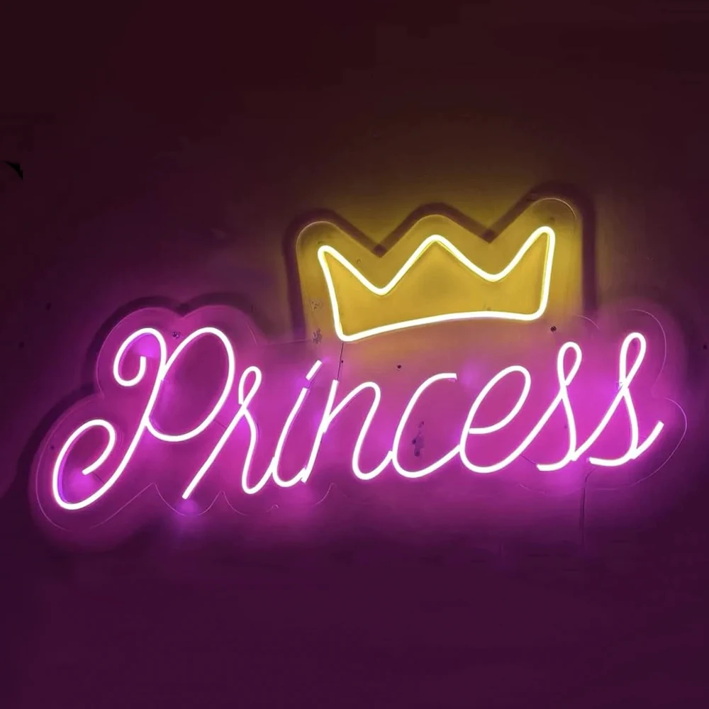 princess neon sign