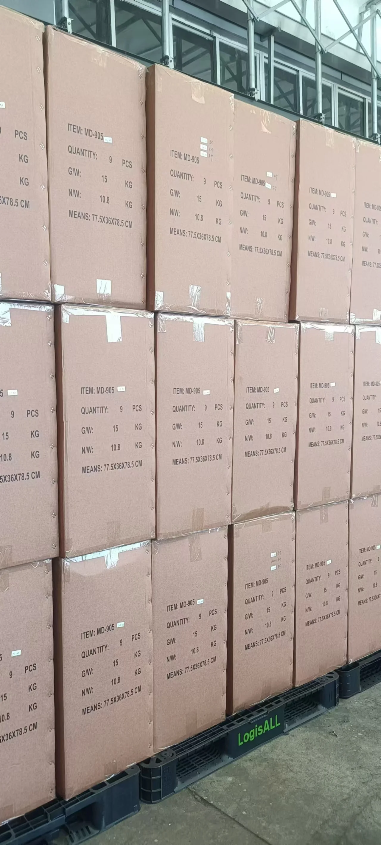 Packaging & shipping specifications