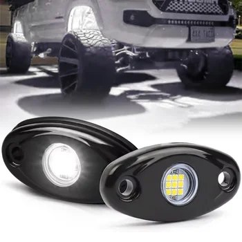 LED Chassis Light IP67 Waterproof Underbody Glow Trail Rig Lamp LED Rock Lights for Car Truck ATV UTV Motorcycle