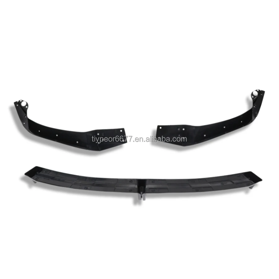 product tiypeor auto exterior abs diffuser body kit front bumper lip for bmw x5 g05 2023   2024 car  part plastic abs front splitter-12