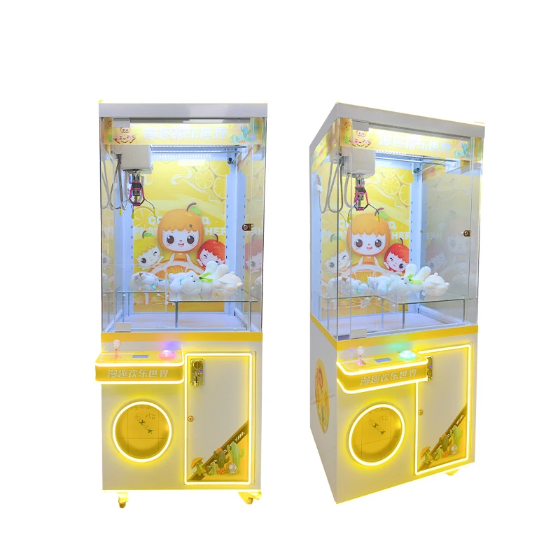Arcade Cheap Vending Machine Amusement Park Yellow Claw Machine Selling Canadian Large Crane Snack Gift Doll Machine