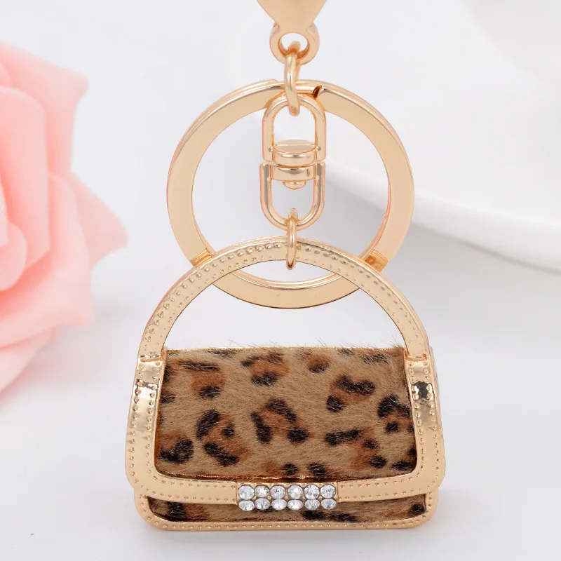 Cheetah Key Ring: Women's Designer Bag Charms & Key Rings