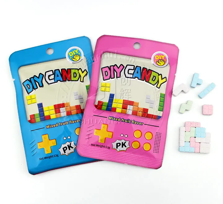 Halal DIY Mixed Fruit Flavour Building Blocks Press Candy for Kids