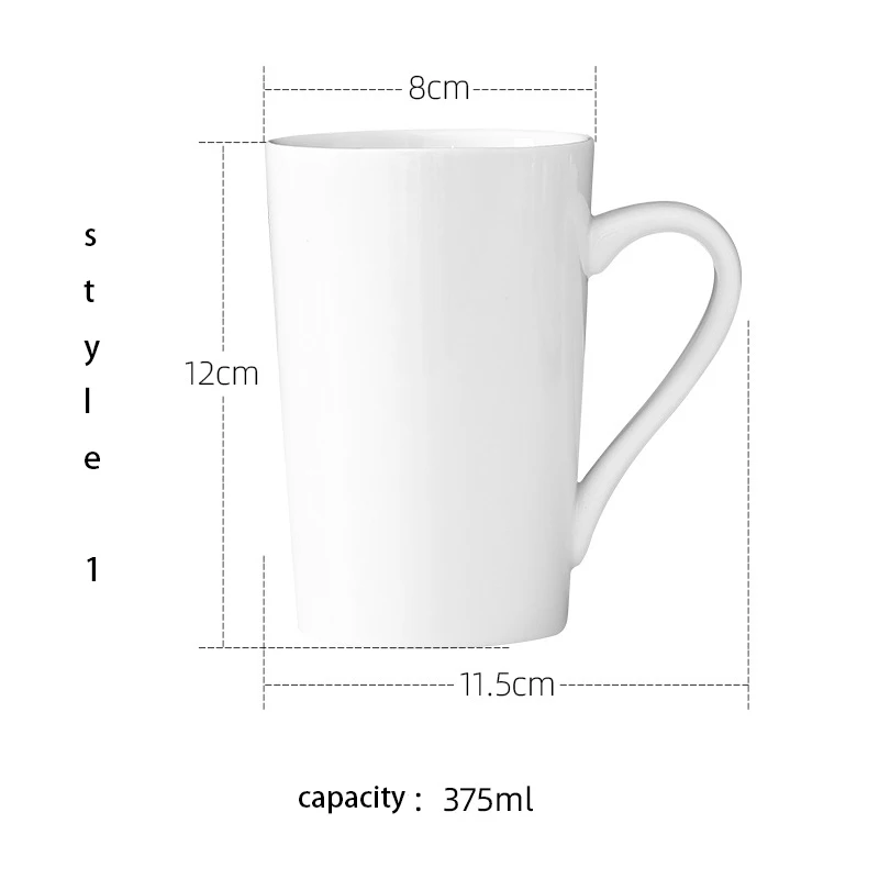 Tasse en céramique tendance personnalisée avec logo photo personnalisé imprimé Tasse en os créative de Chine avec coffret cadeau - pour café et thé