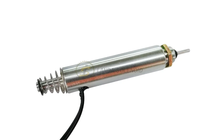 Mini Seal Tubular Solenoid Dc 12v 24v Electromagnet Push Pull Long Stroke Solenoid