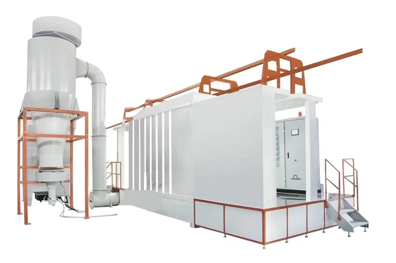 Customized Automated Powder Coating Paint Spray Booth for Furniture Aluminum Profile