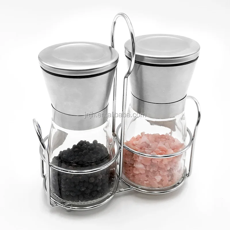 Premium Stainless Steel Salt And Pepper Grinder Set Of 2