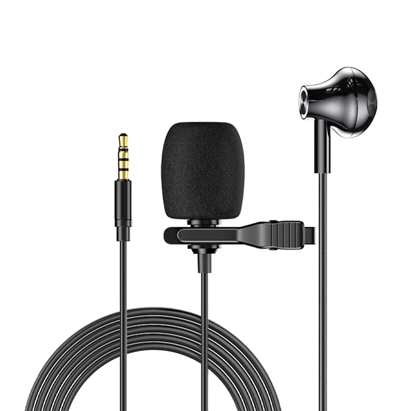 3.5mm Wired Lavalier Lapel Microphone 