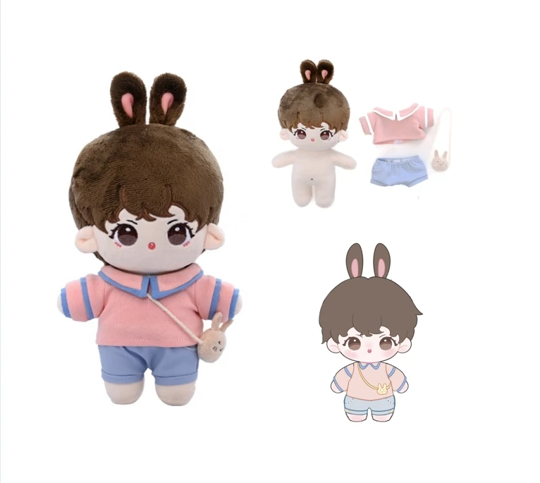Customize Your Own Design Plushies Cute Stuffed Soft Plush Figure Toys Handmade Plush Kpop Dolls Outfit