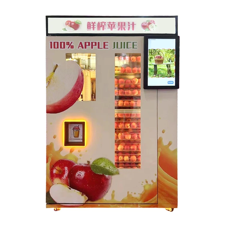 Automatic Self-service Fresh apple Juice Making Smart Vending Machine For Sale