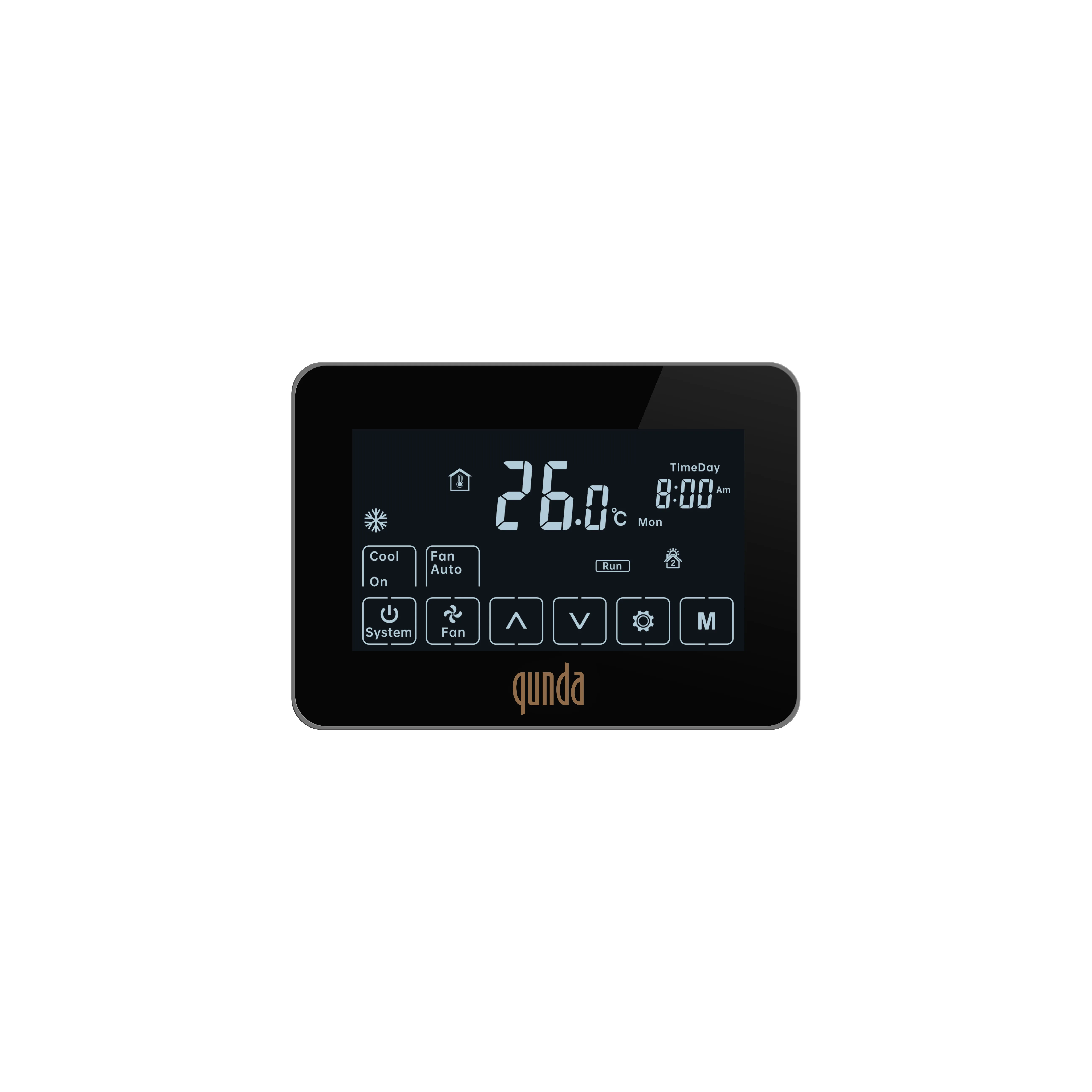 Qunda Qd Hvac15wifi Digital Room Thermostat 24v Touch Screen Thermostat