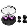 rose red Shiny+case+color box+3 ear caps