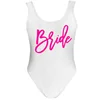 White-hot pink bride