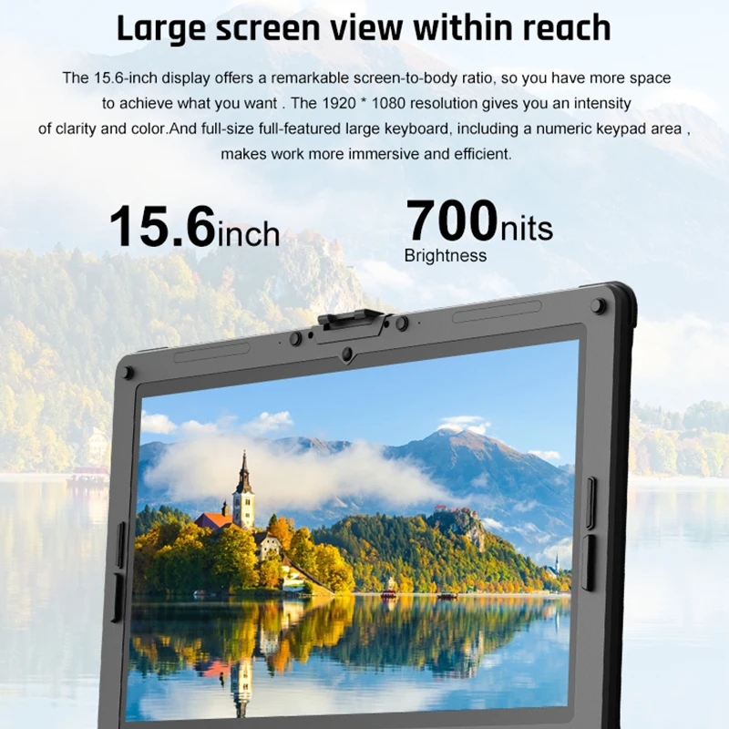 15.6 Inch Ip68 Computer Rugged Rug Laptop Mobile Portable Durabook Industrial Rugged Laptop