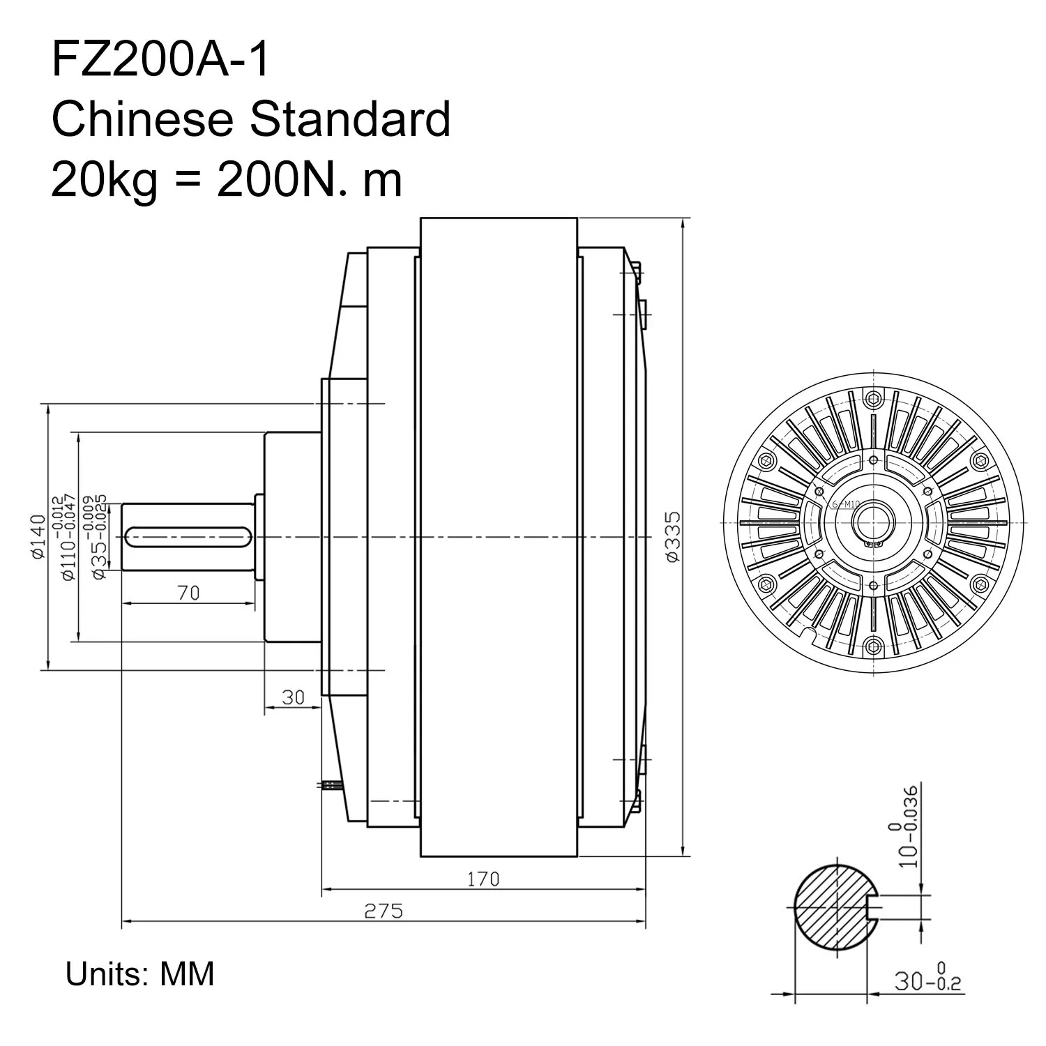 Single-Shaft Magnetic Powder Brake Factory - Chuangbo Supplier 1PC