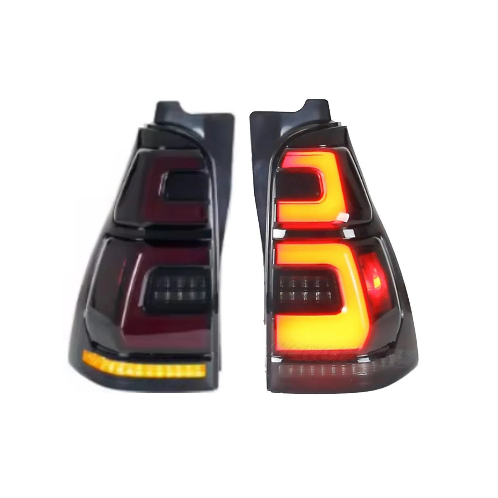 LED Tail Lights For Toyota 4Runner 4th Gen 2003-2009 - Sequential Animation, Smoked Lens