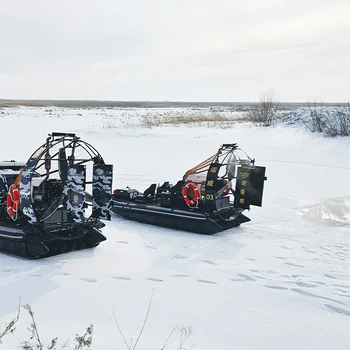 CHEERY Inboard Engine Work Boat Soft-bottom Hovercraft Amphibious Multi-purpose Emergency Rescue Vessel 0.8T Load Capacity – Soft Lure – view 4