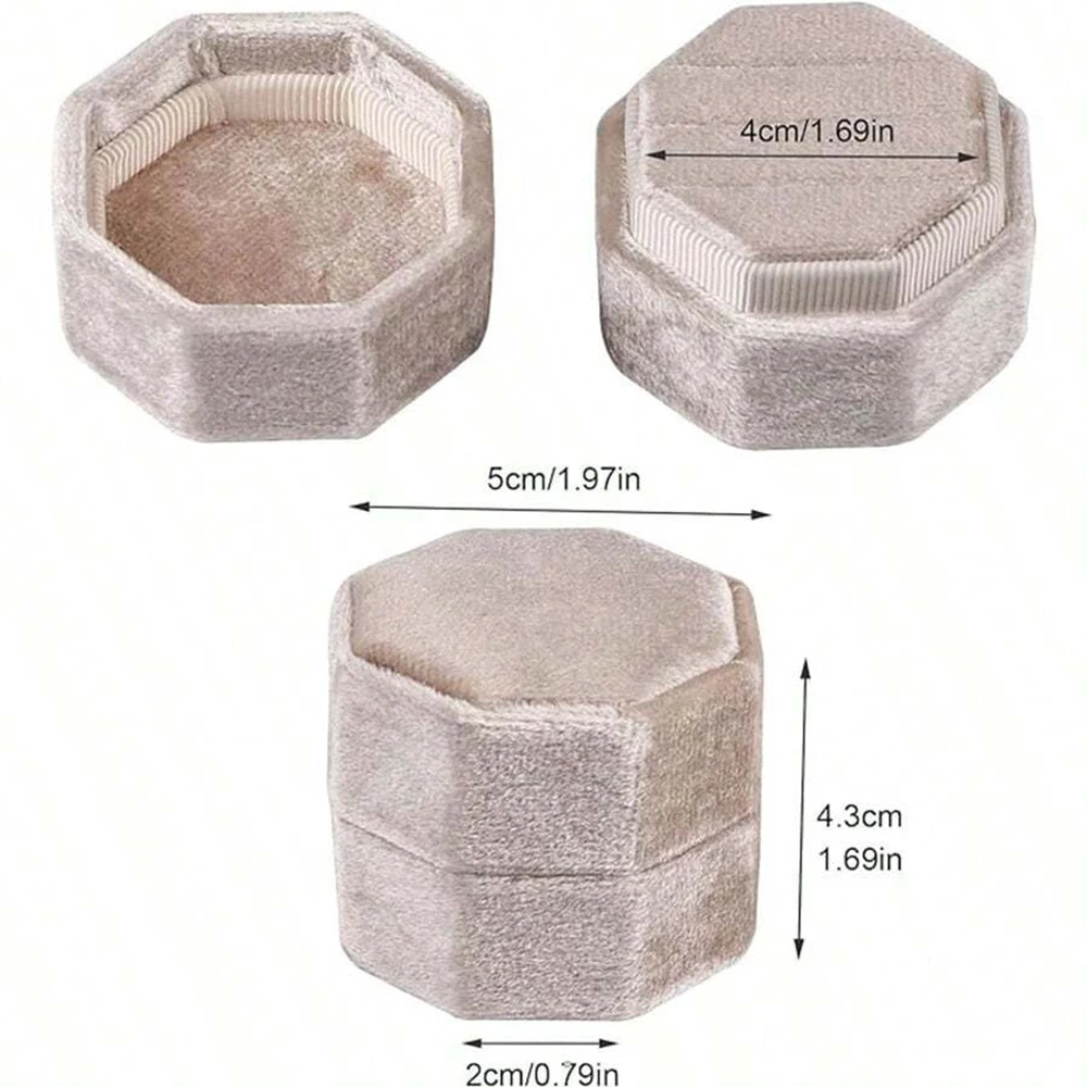 Storage Box Jewellery Ring Custom Travel Necklace Velvet Gift Packaging Jewelry Storage Box