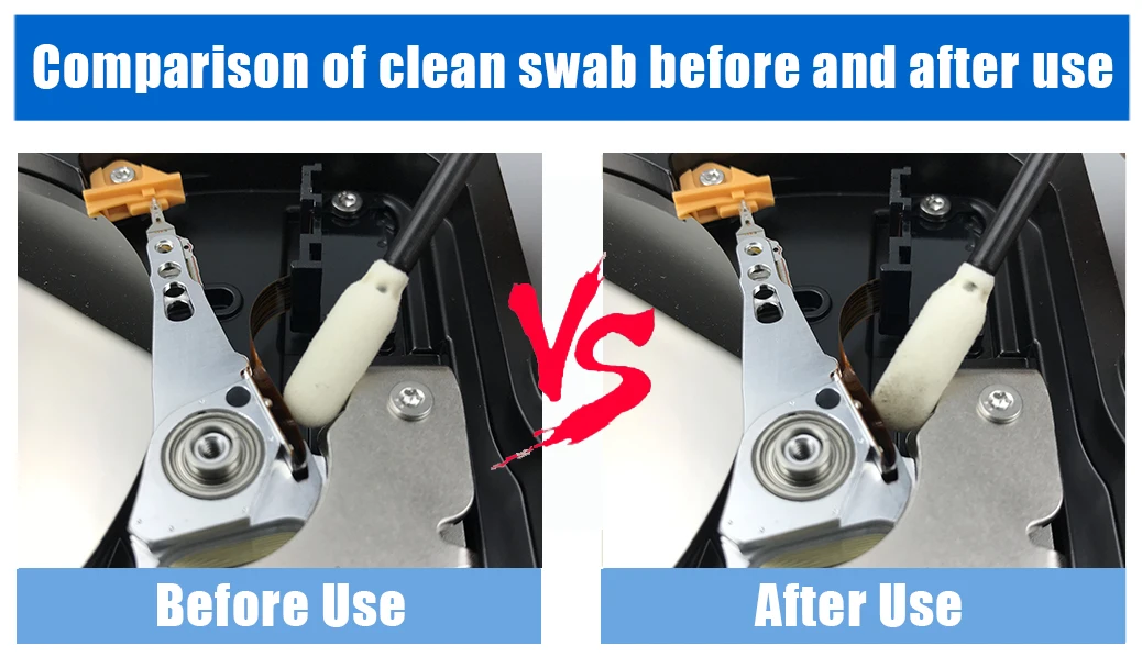 Черная полипропиленовая ручка чистящая палочка для промышленных мини-носков комната Круглые головки пенопластовые