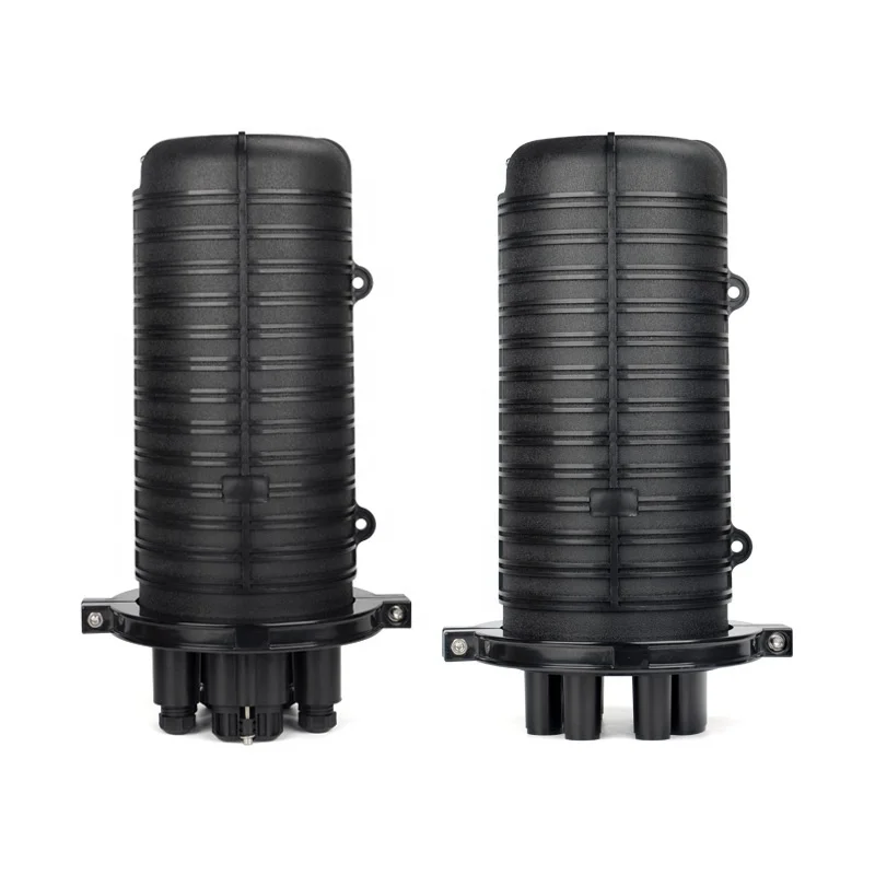 288 Core Fiber Optic Splice Enclosure Vertical MUFA FOC Closures with 1 Inlet and 6 Outlet Dome Fiber Optic Joint Closure Box