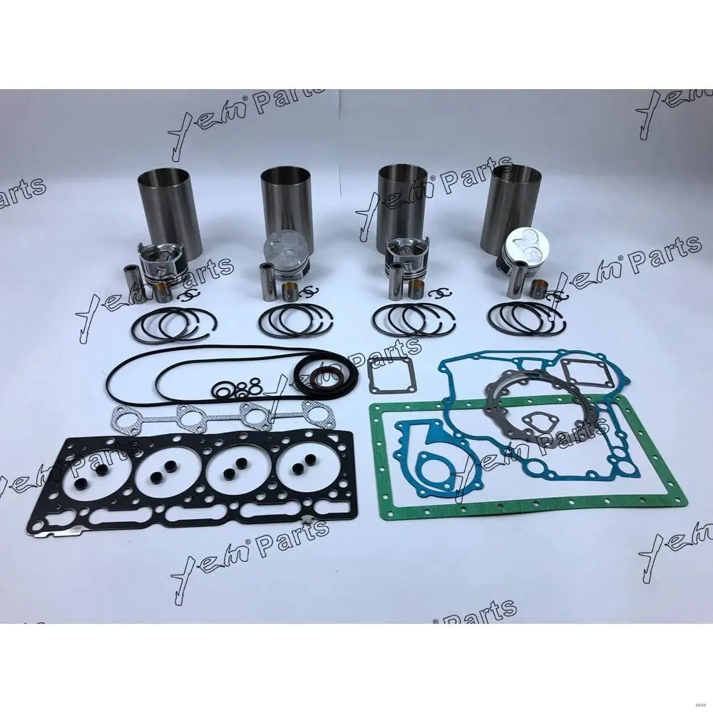 Factory Direct Sales V1505 Repair Kit With Head Gasket Set Cylinder Piston Rings Liner for Kubota