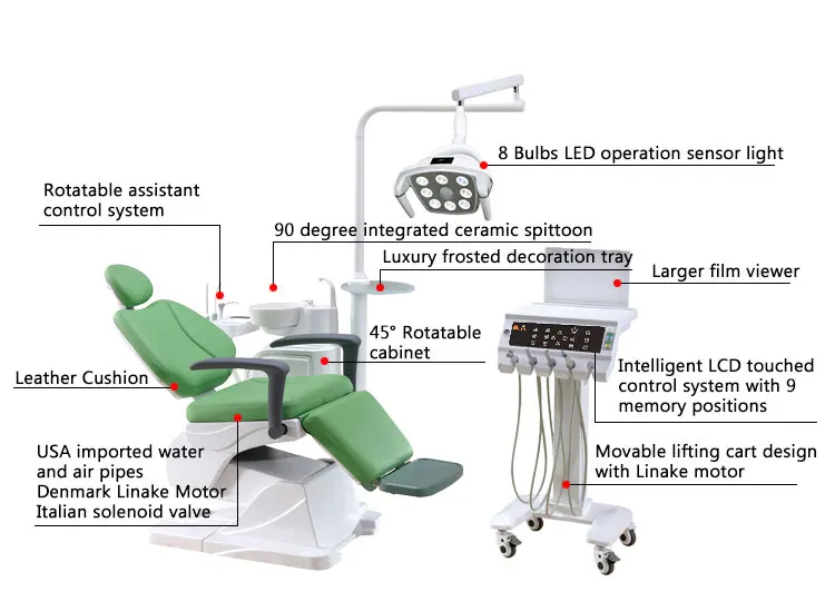 Anya Dental Unit Korea Aya4800ii Folding Type Mini Dental Chairs Unit