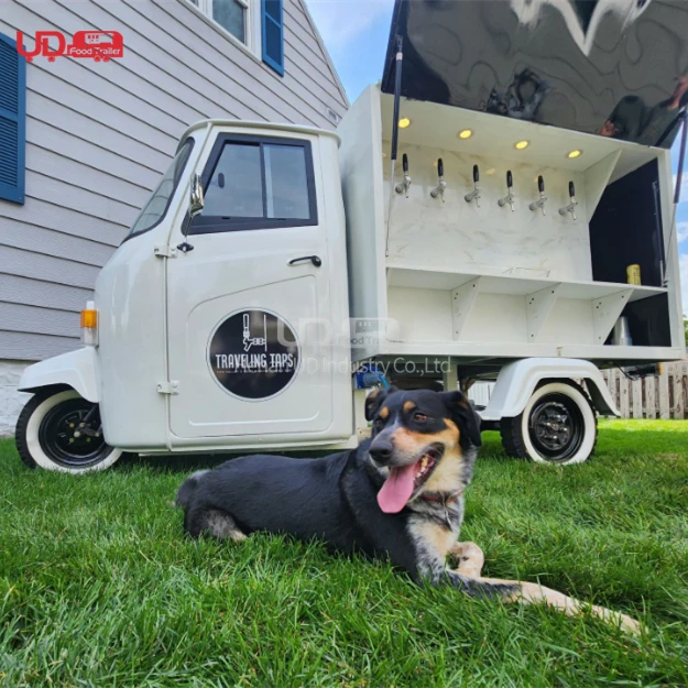 Beautiful Catering Beer Bar Vintage Snack Food Van Ice Cream Cart Mobile Bar Truck for Events