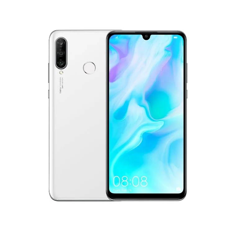 P30lite Huawei P30 Lite - 128GB - White (Unlocked) Smartphone