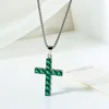 N0172-6 4*4mm Square Dark Green CZ