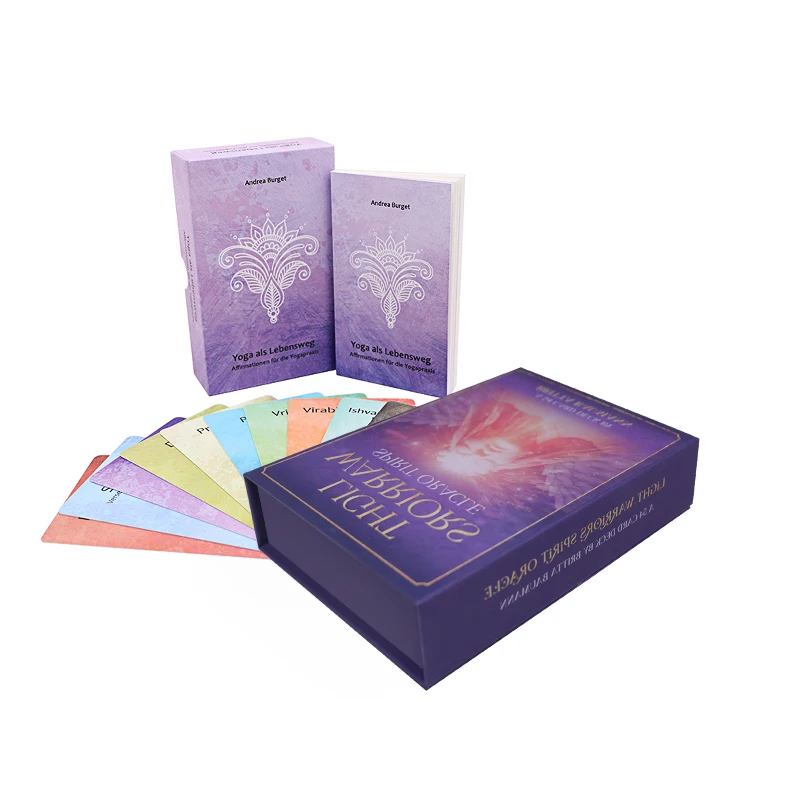 Бумага солнцезащитные очки с печатью логотипа на заказ покер карты Box колоды игральных карт Таро Oracle